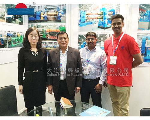 2019 印度國際橡膠及輪胎工業展覽會華韓展出最新技術的密煉機等設備